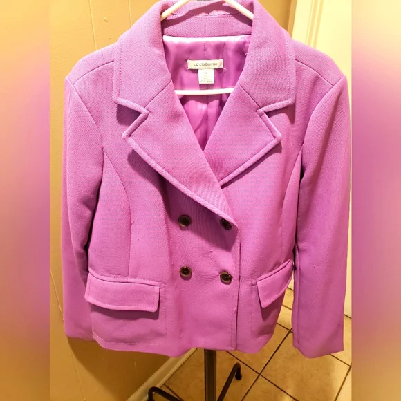Liz claiborne pink peacoat 2025